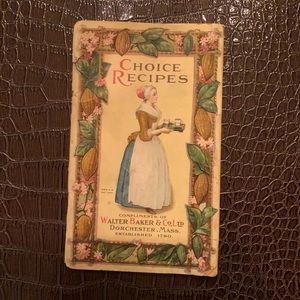 1923 Bakers Chocolate Choice Recipes.